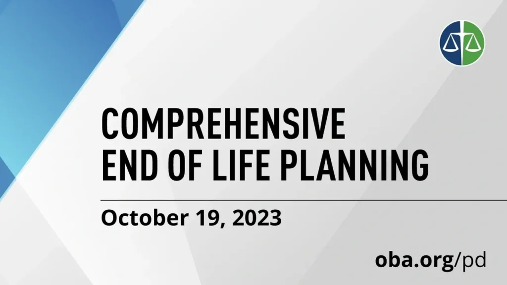 End of Life Planning - Fluid Senior Transitions